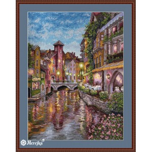 Cross stitch kit La Rivière...