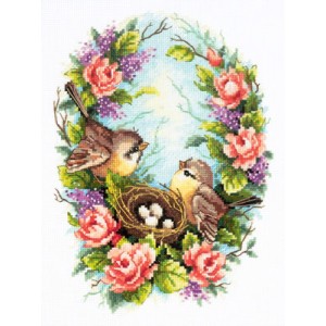 Borduurpakket Family nest -...