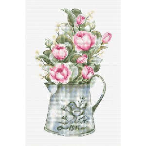 Borduurpakket Bouquet with...