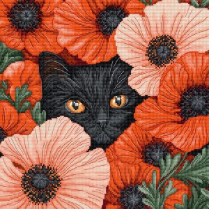 Borduurpakket Poppy Eyes -...