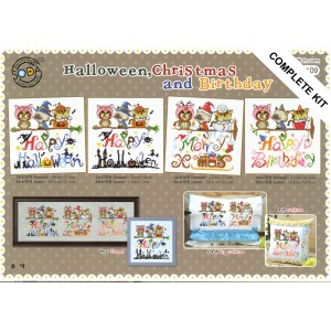 Cross stitch kit Halloween,...