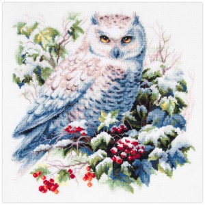Cross stitch kit Snowy Owl...