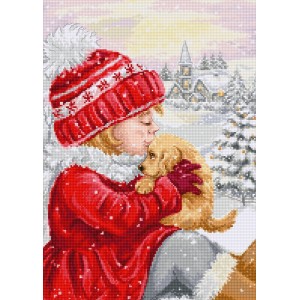 Cross stitch kit Girl...