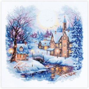 Borduurpakket Silent Night...