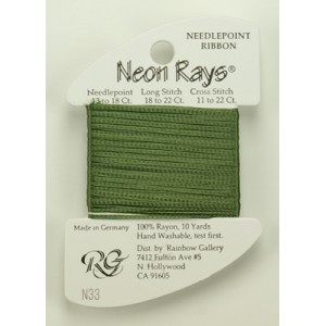 Neon Rays Loden Green -...