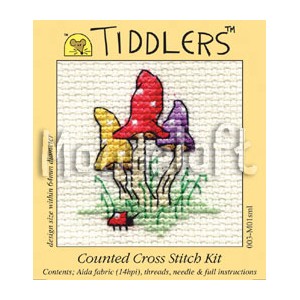 Borduurpakket Toadstools -...