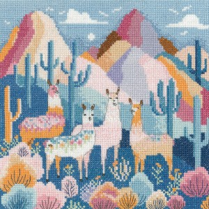 Cross stitch kit Llama...
