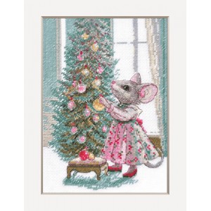 Borduurpakket Merry Mouse -...