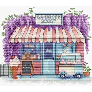 Cross stitch kit Ice Cream...