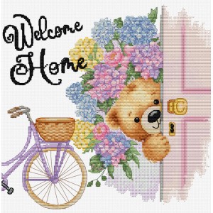 Borduurpakket Welcome Home...