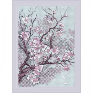 Cross stitch kit Plum...