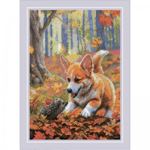 Cross stitch kit Meeting in...