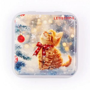 Merry Meow Metallic Box -...