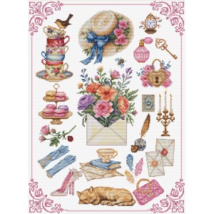 Cross stitch kit Beauty  -...
