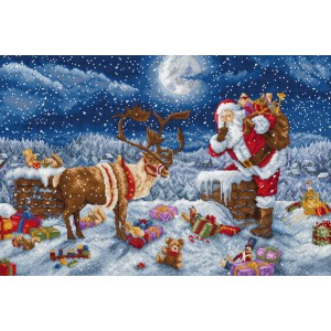 Cross stitch kit Silent...