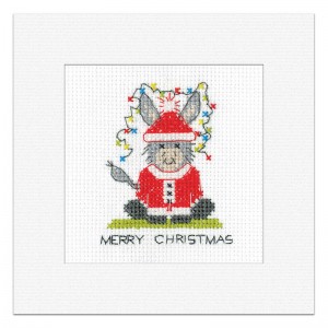 Borduurpakket Donkey Card -...