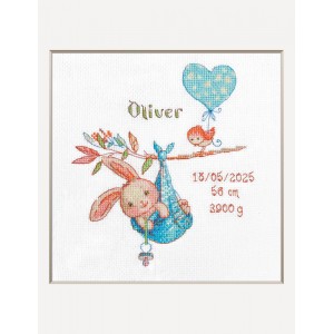 Cross stitch kit Boy Birth...