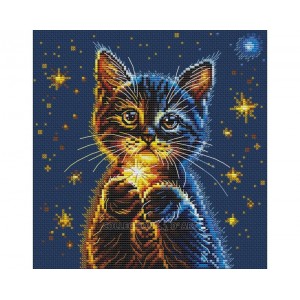 Cross stitch kit Kitten’s...