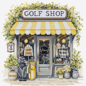 Borduurpakket Golf Shop -...
