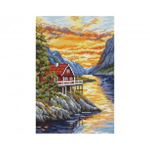 Cross stitch kit Lakeside...