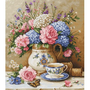 Cross stitch kit Floral...