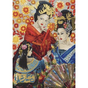 Borduurpakket Geisha Song -...