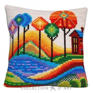 Cushion cross stitch kit...