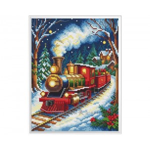 Borduurpakket Santa Express...