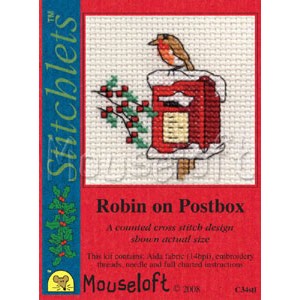 Borduurpakket Robin on...