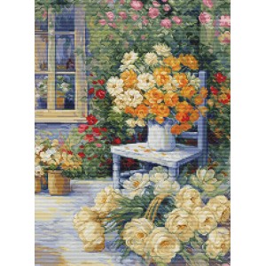 Cross stitch kit Garden...