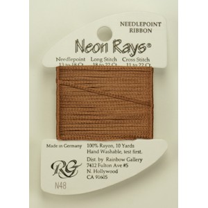 Neon Rays Mocha - Rainbow...
