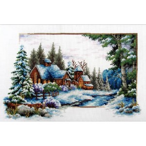 Pre-printed cross stitch...