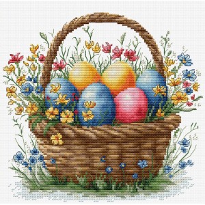 Borduurpakket Easter Basket...