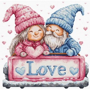 Borduurpakket Winter Love -...