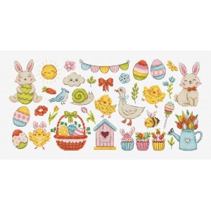Borduurpakket Easter...