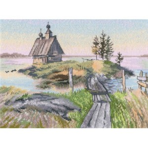 Cross stitch kit The Island...