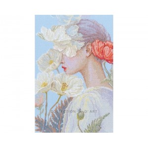 Cross stitch kit  Lady with...