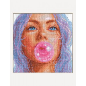 Borduurpakket Bubblegum...