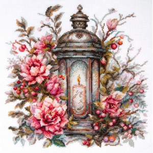 Cross stitch kit Lantern in...