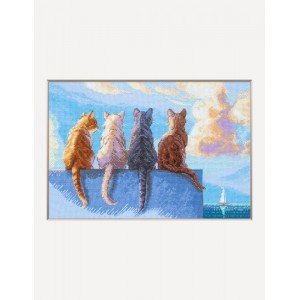 Cross stitch kit Cats by...