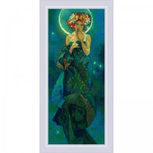 Cross stitch kit The Moon...