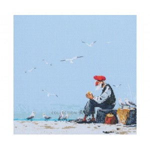 Cross stitch kit Old Man by...