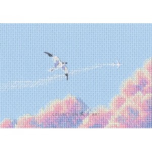 Cross stitch kit Seagulls...
