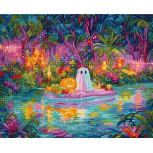 Cross stitch kit Glow Chost...