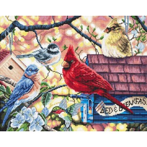 Cross stitch kit Springtime...