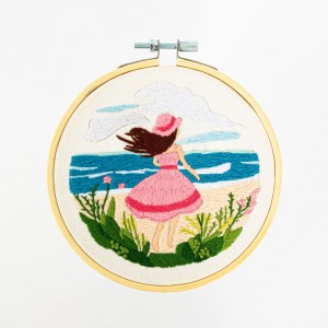 Embroidery kit Beachside...