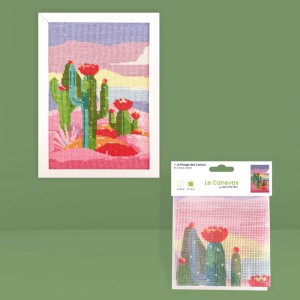 Needlepoint canvas Cactus...