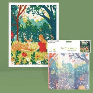 Needlepoint canvas Quiet...
