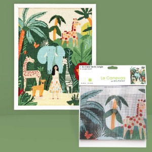 Needlepoint canvas Jungle...