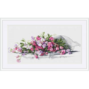 Borduurpakket Sweet Pea -...